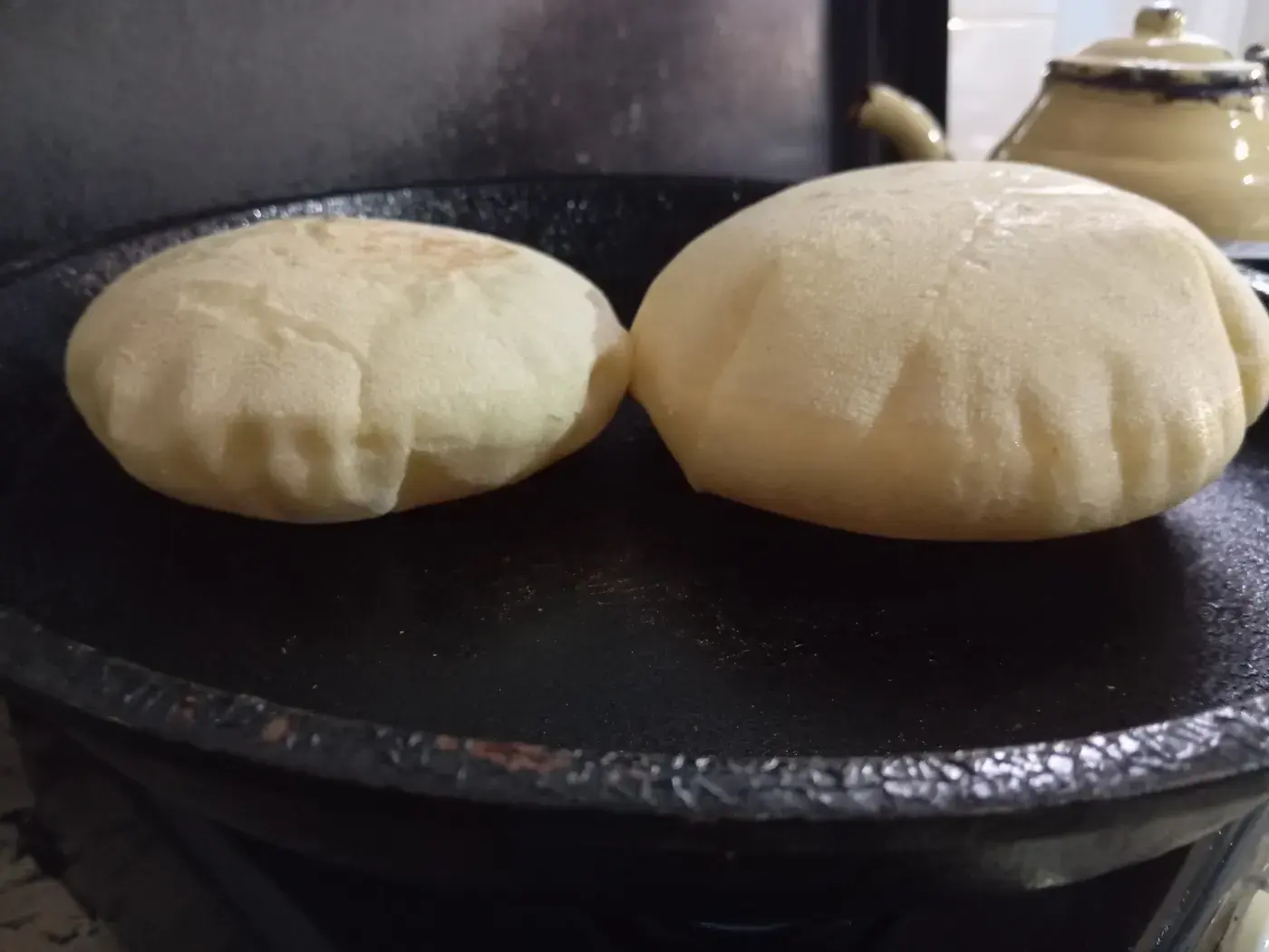 Batbout sans gluten à la poêle