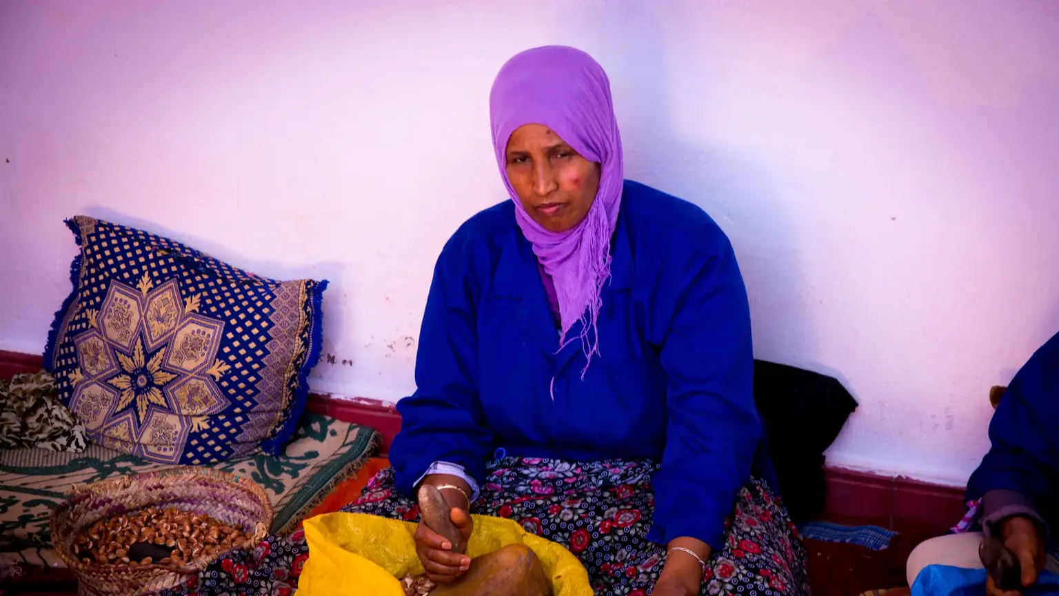 Femmes d'une coopérative d'argan