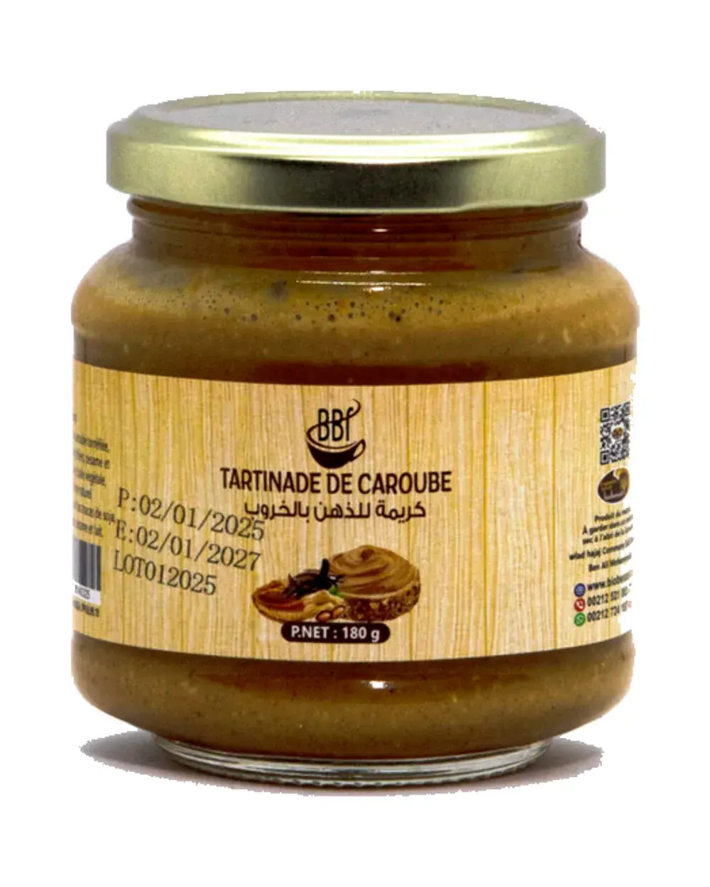 Tartinade de caroube
